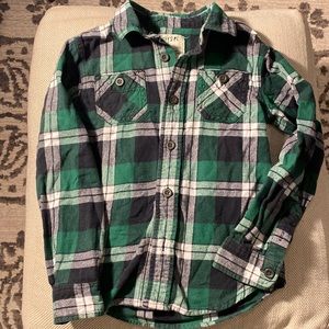 Flannel long sleeved shirt